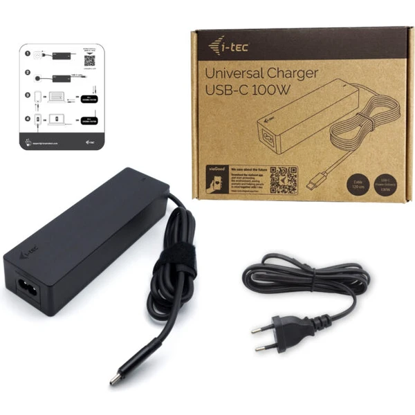 i-tec Universal Charger USB-C PD 3.0 100W univerzálny nabíjač - Nabíjačky - Obrázok V58S100501