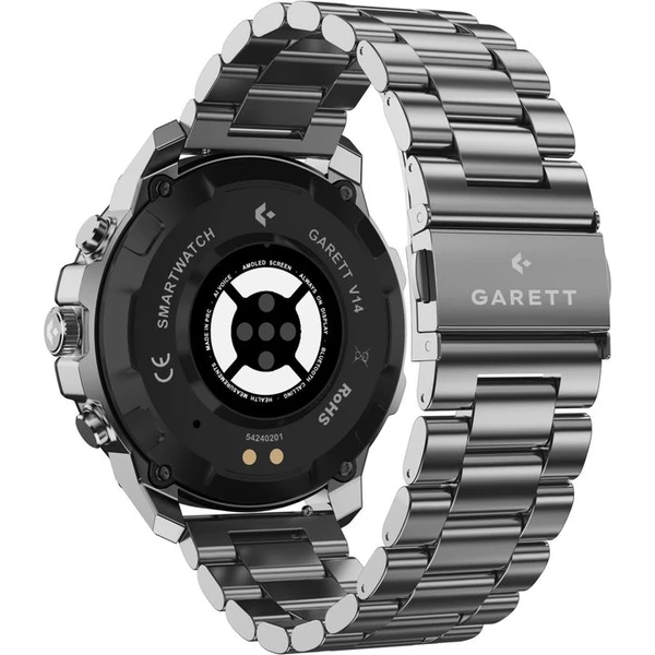 Garett Smartwatch V14 strieborné - Inteligentné hodinky - Obrázok V5GE000O01