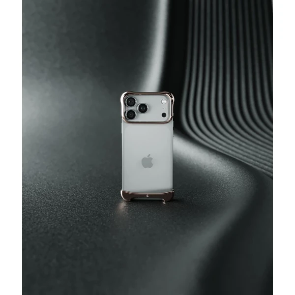 Arc Pulse hliníkový ochranný rám iPhone 17 Pro ružový bronz - Puzdra - Obrázok V6DJ000K01