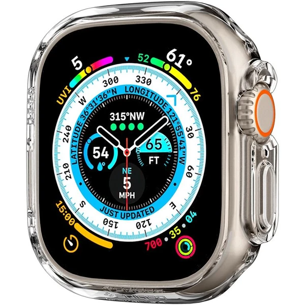 Spigen Thin Fit puzdro pre Apple Watch Ultra 3/2/1 (49mm) číre - Puzdra - Obrázok V6L0000N01