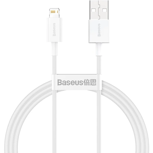 Baseus Superior USB-A/Lightning napájací kábel 1m biely - Káble a redukcie - Hlavný obrázok