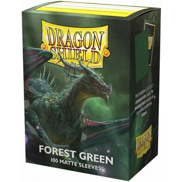 Dragon Shield Standard Matte Sleeves Forest Green (100 zľavov)