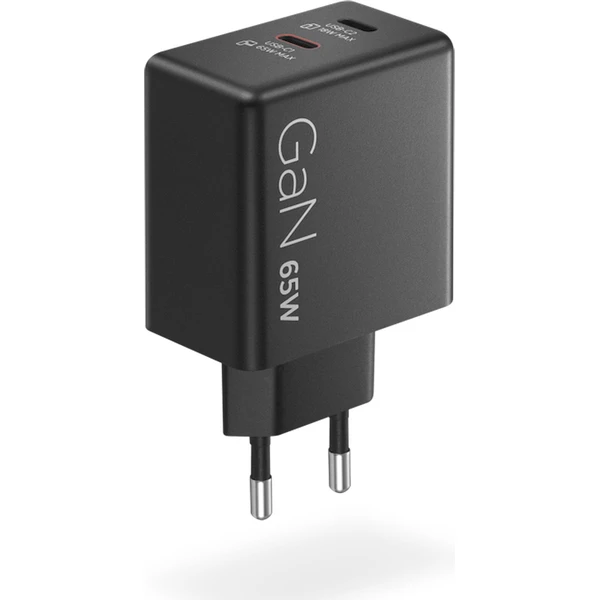 Lenovo Dual USB-C 65W GaN nabíjací adaptér čierny - Nabíjačky - Obrázok V7BM000K01