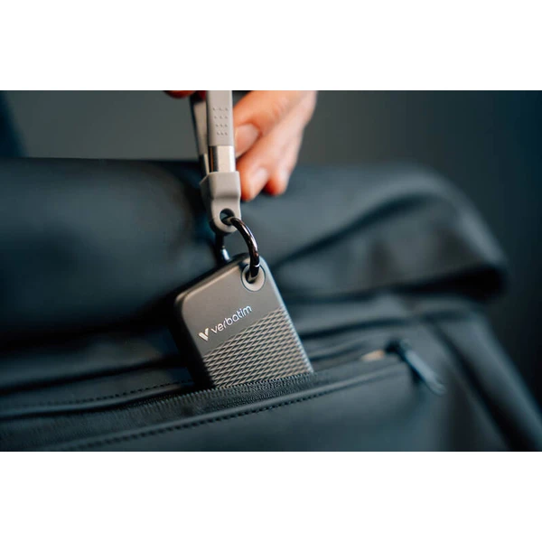 Verbatim Pocket SSD 1TB USB-C čierna/šedá - SSD - Obrázok V7JD000P01