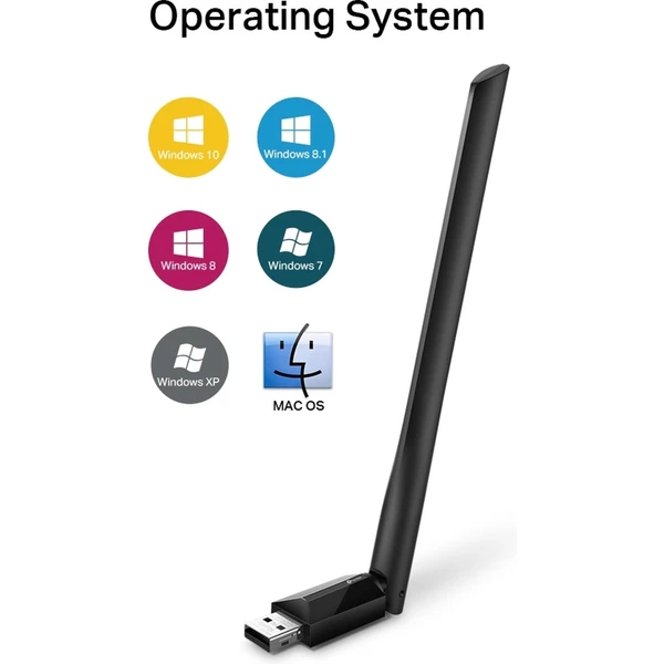 TP-Link Archer T2U Plus WiFi USB adaptér - Sieťové karty - Obrázok V7QFF00101