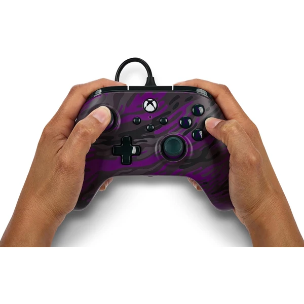 PowerA Advantage drôtový herný ovládač Purple Camo (Xbox Series X|S) - Herné ovládače - Obrázok V7QS100501