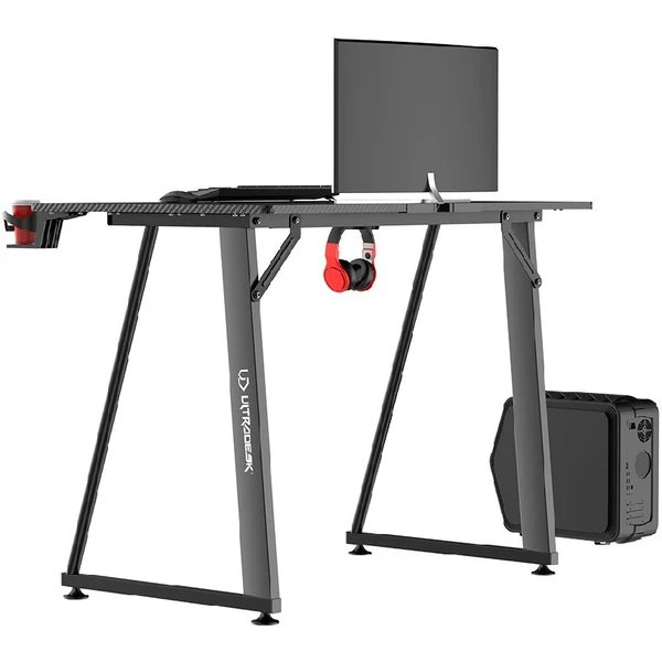 ULTRADESK ENTER V2 kompaktný herný stôl 100x60 cm čierny - Stoly - Obrázok V7QXF00101