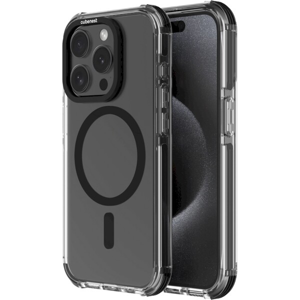 Cubenest MagPro Strong Guard kryt iPhone 15 Pre čierny