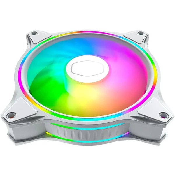 Cooler Master MasterFan MF120 Halo 3in1 biely - Ventilátory pre PC - Obrázok V7U1000K01