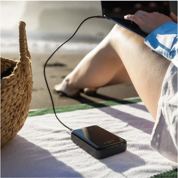 FIXED Zen 20 Pro powerbanka s LCD displejom (130W), 20000 mAh, čierna - Powerbanky - Obrázok V7W5000L01