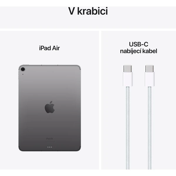 Apple iPad Air 11" 128GB Wi-Fi + Cellular vesmírne šedý (2024) (Kategória A) - Tablety - Obrázok V884000J01