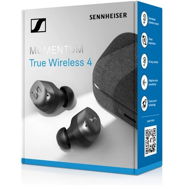 Sennheiser Momentum 4 TWS bezdrôtové slúchadlá, čierna/grafitová - Slúchadlá - Obrázok V8E1000O01