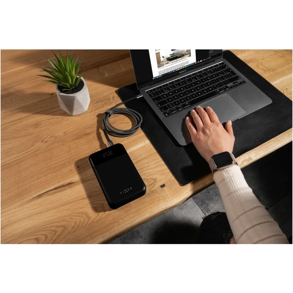 FIXED Armor USB-C/USB-C napájací kábel 240W 1,2m sivý - Káble a redukcie - Obrázok V8I1000O01