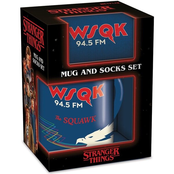 E-shop Darčekový set Stranger Things - WSQK (hrnček a ponožky)