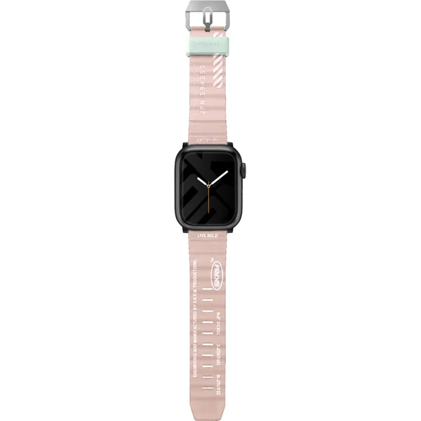 SKINARMA Shokku remienok Apple Watch 46/45/44/42 mm svetlo ružový - Remienky - Hlavný obrázok