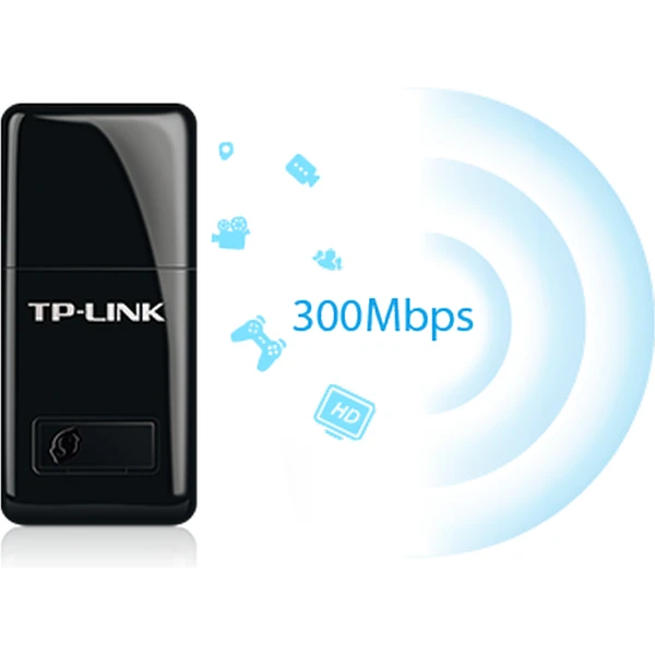 TP-Link TL-WN823N WiFi USB adaptér - Sieťové karty - Obrázok V8QFF00101