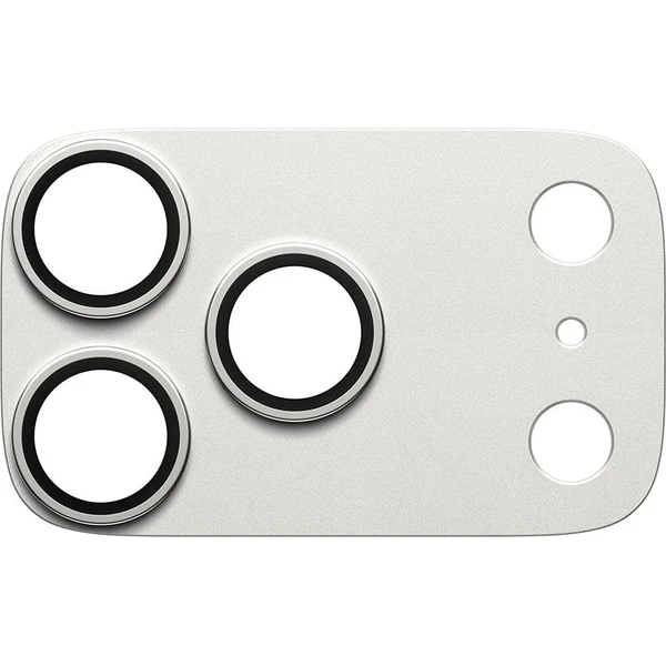 PanzerGlass® FENDER hliníková ochrana fotoaparátu Apple iPhone 17 Pro strieborná - Ochranné fólie a sklo - Obrázok V8XL000K01