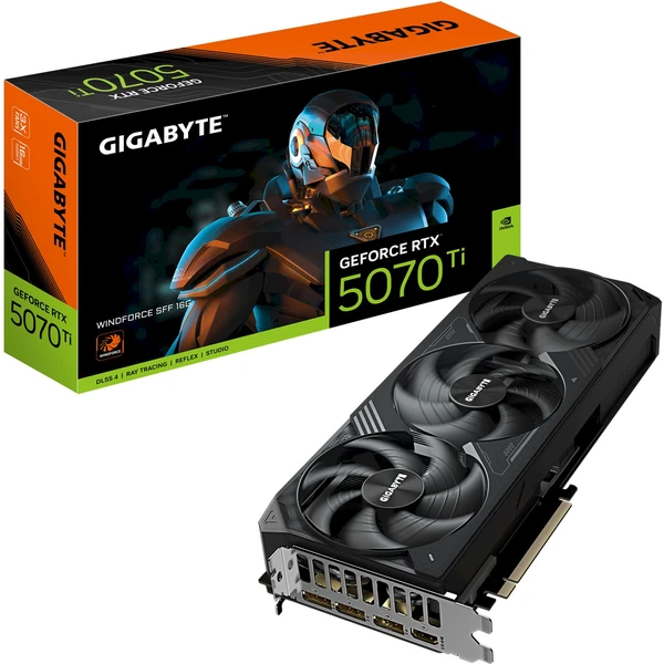 GIGABYTE NVIDIA GeForce RTX 5070 Ti WINDFORCE SFF 16G - Grafické karty - Obrázok V9AE000P01