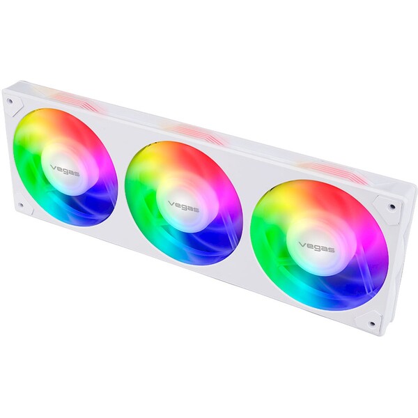 Akasa VEGAS A36 ARGB trio 120mm biela