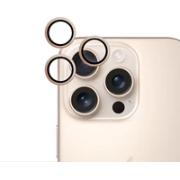 iWant ochrana šošoviek na kameru Apple iPhone 16 Pro/16 Pro Max púštny titán - Ochranné fólie a sklo