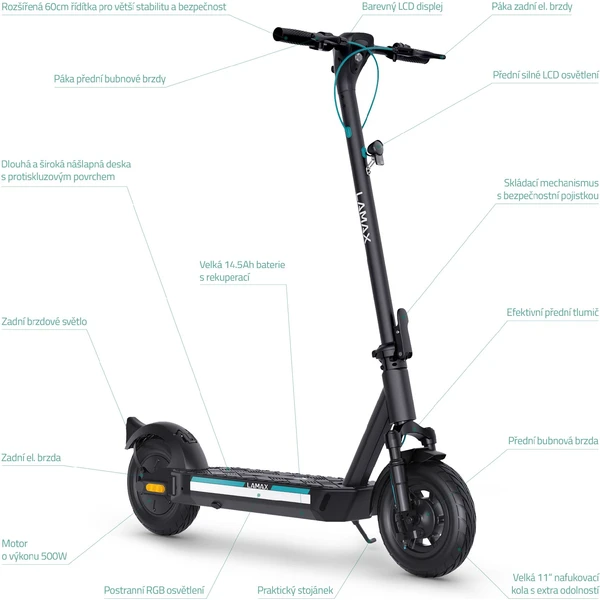 LAMAX eGlider SC40 elektrokolobežka - Elektrické kolobežky - Obrázok V9OL000K01