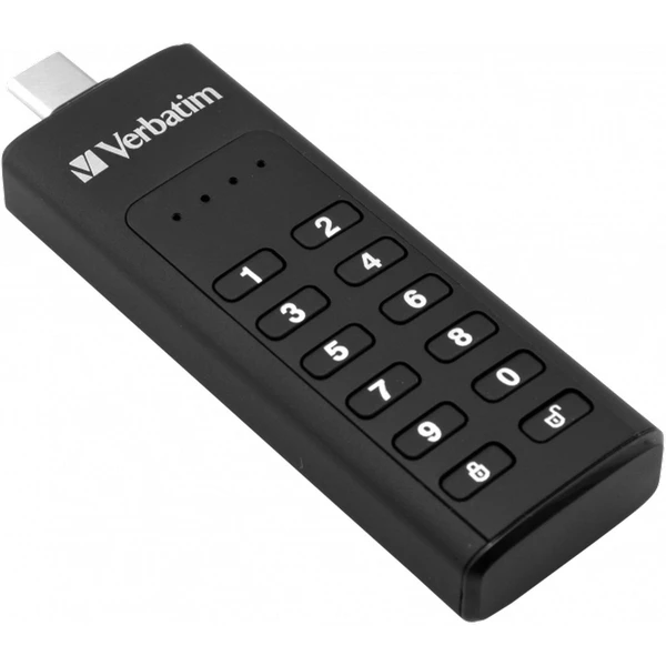 VERBATIM USB C 3.1 Drive 128 GB s klávesnicou - Flashdisky - Hlavný obrázok