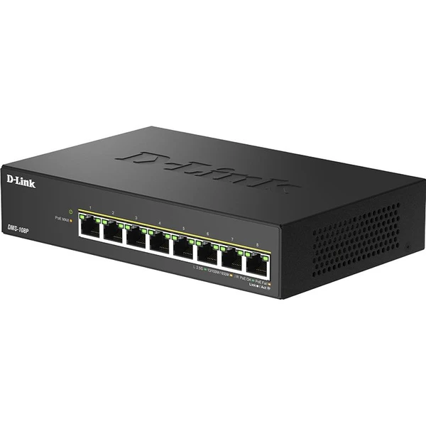 D-Linkl 8 portov 2.5G/MultiGig PoE Unmanaged Switch - Switche - Obrázok VACL000K01