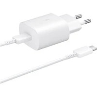 Samsung nabíjačka (25W) + USB-C kábel biela (Bulk) - Nabíjačky