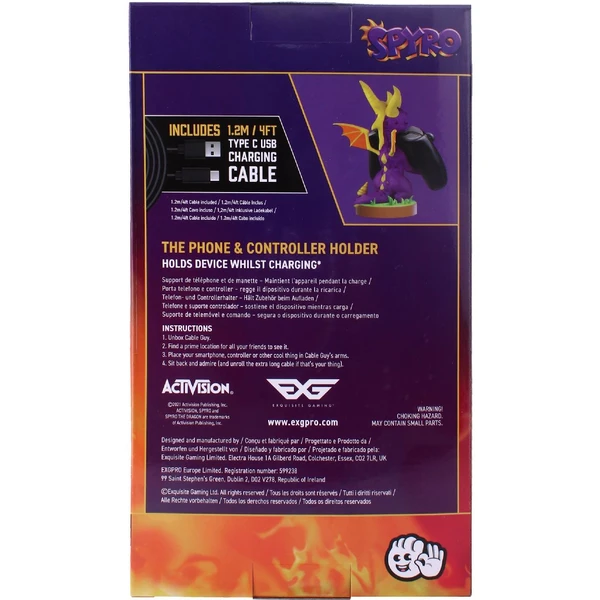 EXG Cable Guys Spyro - Spyro - Figúrky - Obrázok VAM3G00101