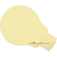 Rocada Skin Shape Idea 6460-1015 magnetická tabuľa slonová kosť RAL 1015 - Magnetické tabule