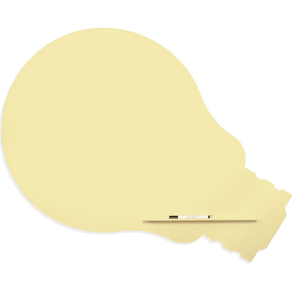 Rocada Skin Shape Idea 6460-1015 magnetická tabuľa slonová kosť RAL 1015 - Magnetické tabule - Hlavný obrázok