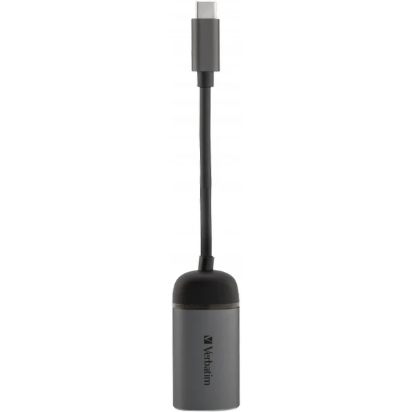 Verbatim USB-C/Gigabit Ethernet adaptér - Sieťové karty - Obrázok VAOR000301