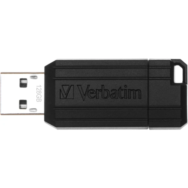 VERBATIM USB Flash Disk Store 'n' Go PinStripe 128GB čierny - Flashdisky - Hlavný obrázok