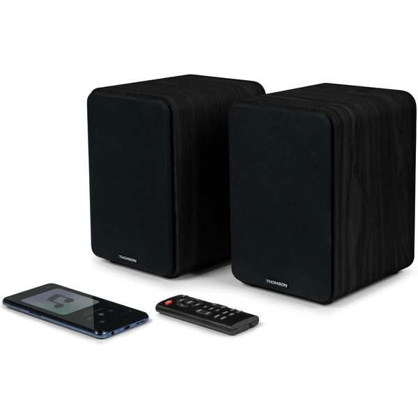 Thomson WS600DUO aktívny stereo HiFi reproduktory s BT čierne