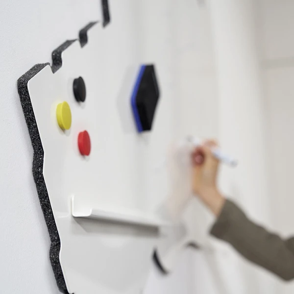 Rocada Skin Shape Idea 6460-490 magnetická tabuľa ružová RAL 490 - Magnetické tabule - Obrázok VBMN000K01