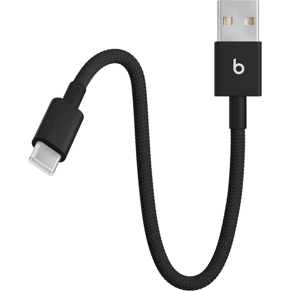 Apple Beats USB-A/USB-C napájací kábel 15W 20cm sýto čierny - Káble a redukcie - Obrázok VBRF000N01