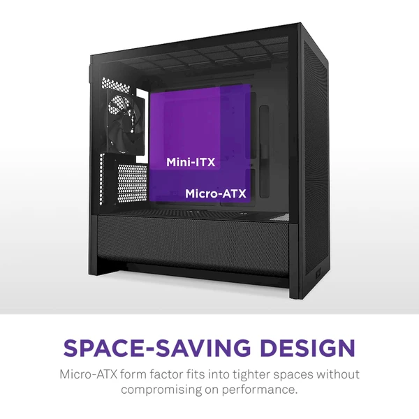 NZXT H3 Flow čierna - Počítačové skrine - Obrázok VC7K000K01