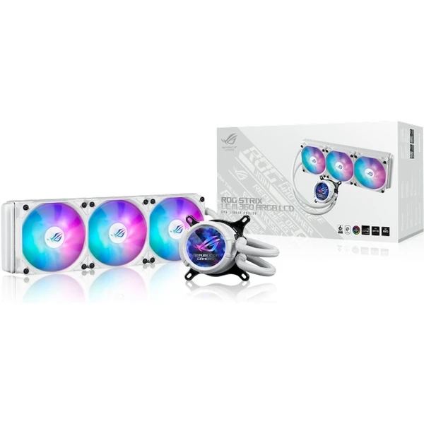 ASUS ROG STRIX LC III 360 ARGB LCD biela - Chladiče - Obrázok VCB9000O01