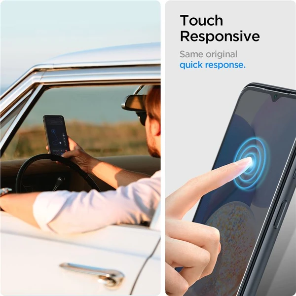 Spigen Glass tR Slim 2 Pack ochranné sklo pre Samsung Galaxy A14 5G/A14 LTE - Ochranné fólie a sklo - Obrázok VCK0000N01