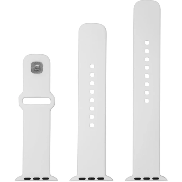 Set silikónových remienkov FIXED Silicone Sporty Strap pre Apple Watch 38/40/41mm, biely - Remienky - Obrázok VCM2000O01