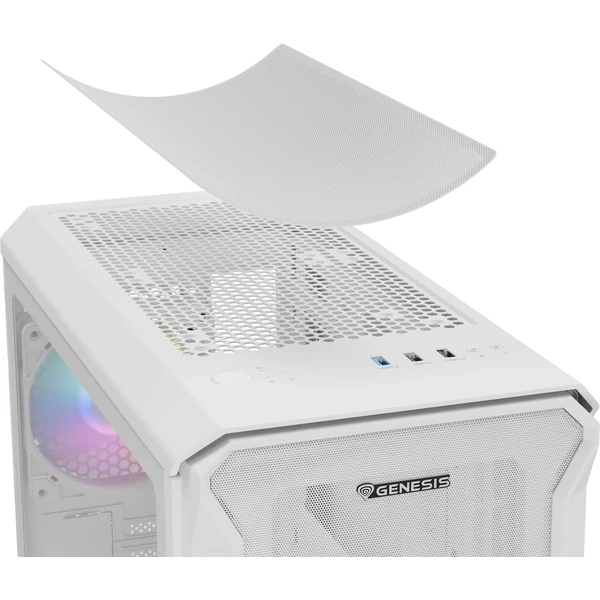 Genesis IRID 503 ARGB LITE biela - Počítačové skrine - Obrázok VCZE000K01