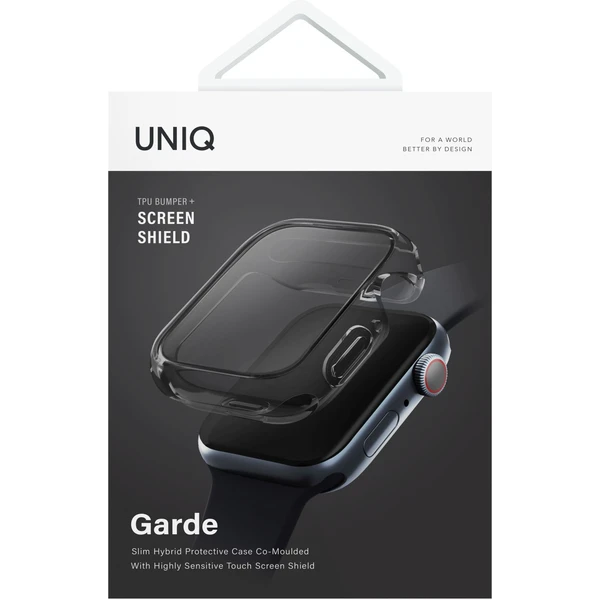 UNIQ Garde Hybrid TPU+PC púzdro Apple Watch (45mm) dymové - Puzdra - Obrázok VDM6000601