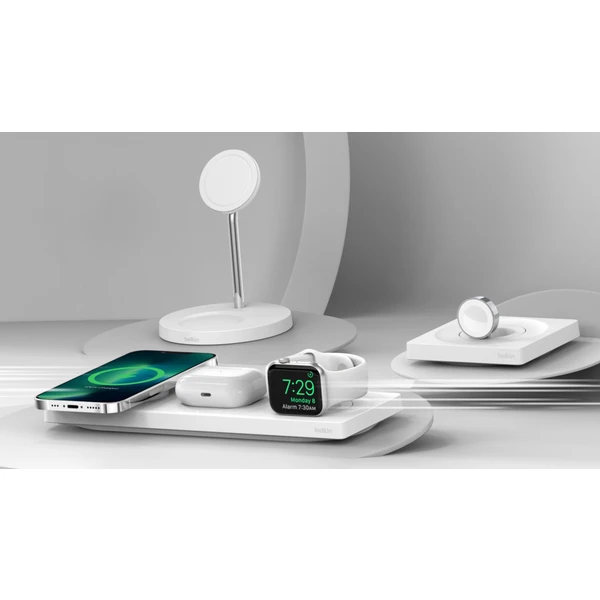 Belkin BOOST CHARGE PRE 3v1 MagSafe nabíjačka 15W čierna - Nabíjačky - Obrázok VDSW600301