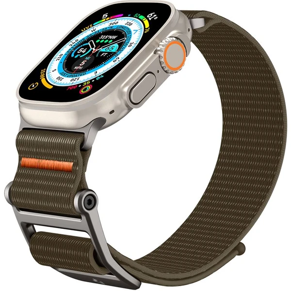 Spigen DuraPro Flex Ultra remienok Apple Watch 49/46/45/44/42mm zelený - Remienky - Obrázok VEC5000L01