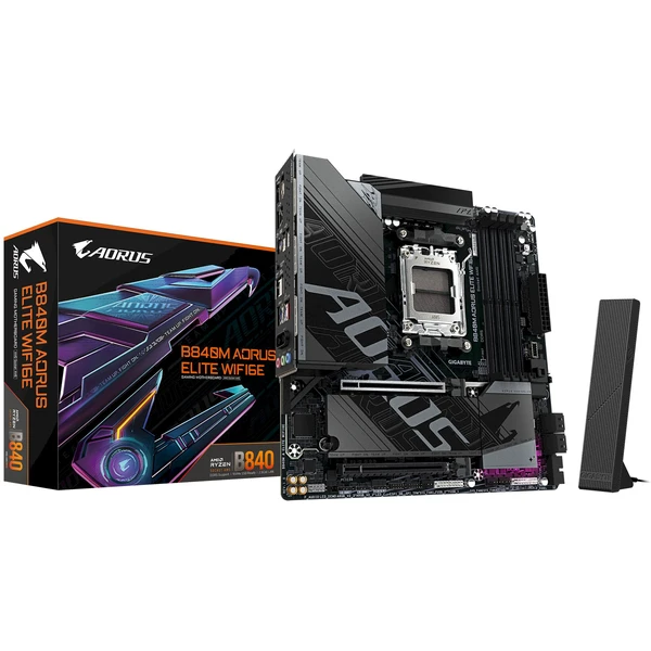 GIGABYTE B840 AORUS ELITE WIFI6E - Základné dosky - Obrázok VECH000K01