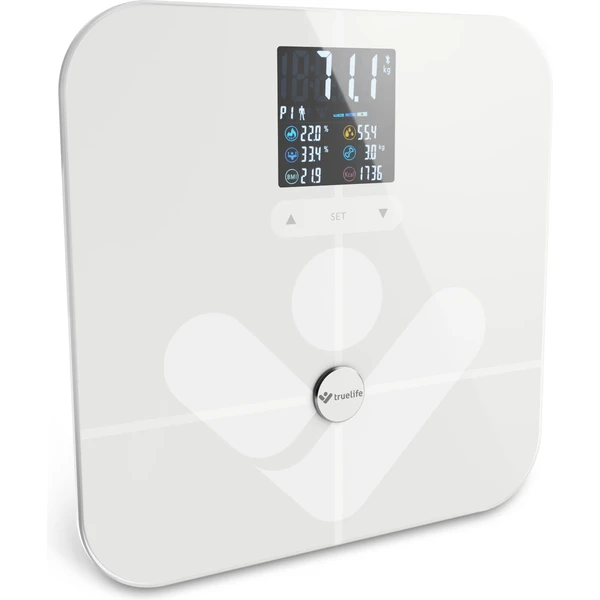 TrueLife FitScale W7 BT múdra váha biela - Inteligentné váhy - Obrázok VEE0000N01