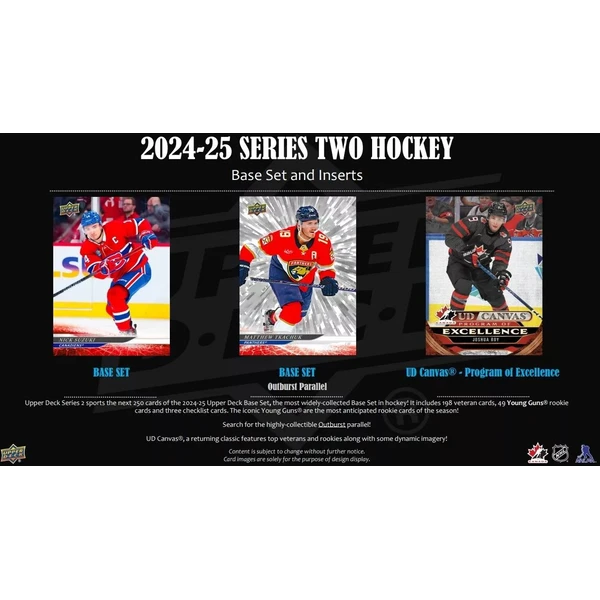 Hokejové karty Upper Deck 2024/25 Series 2 Hockey TIN Box - Hokejové karty - Obrázok VESF000N01