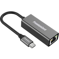 PremiumCord Prevodník USB-C na Gigabit konektor RJ45 - Sieťové karty