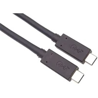 PremiumCord USB4 40Gbps 8K@60Hz 100W Thunderbolt 3 kábel 0,8m čierny - Káble a redukcie