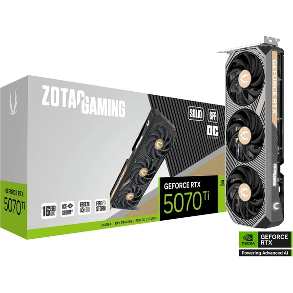 ZOTAC NVIDIA GeForce RTX 5070 Ti SOLID SFF OC - Grafické karty - Obrázok VFLI000K01